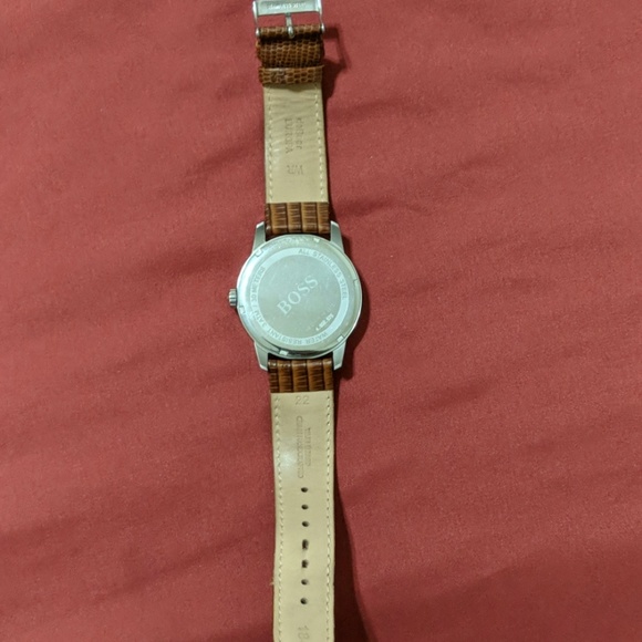 Men\'s Hugo boss leather watch